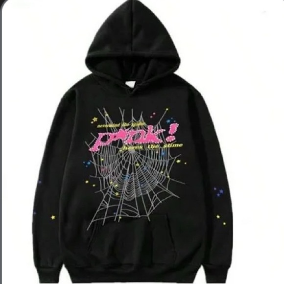 Black Graphic Hoodie